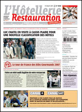 Le journal de L'Htellerie Restauration n 3038 du 19 juillet 2007