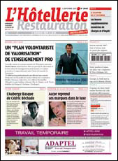 Le journal de L'Htellerie Restauration n 3045 du 6 septembre 2007