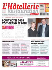 Le journal de L'Hôtellerie Restauration n° 3070 du 28 février 2008