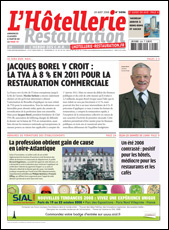 Le journal de L'Hôtellerie Restauration n° 3096 du 28 août 2008