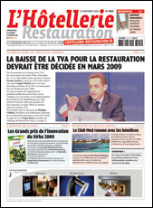 Le journal de L'Hôtellerie Restauration 3112 du 18 décembre 2008