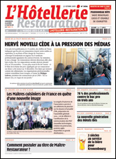 Le journal de L'Hôtellerie Restauration 3156 du 22 octobre 2009