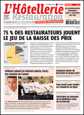 Le journal de L'Hôtellerie Restauration 3157 du 29 octobre 2009