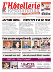 Le journal de L'Hôtellerie Restauration 3163 du 10 décembre 2009