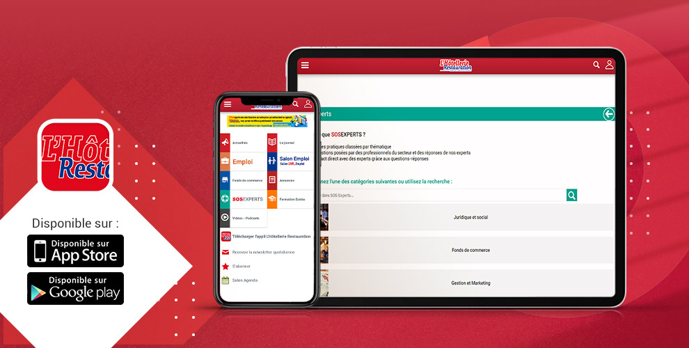 LHR Emploi, disponible sur l'App Store et Google Play