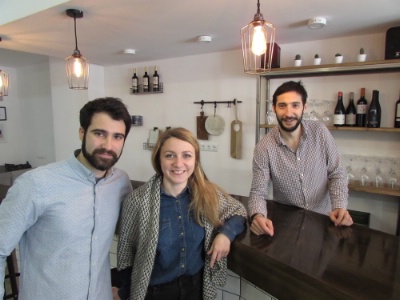 Pierre Ipparrigary, Lili Coustenoble et Guilhem Millat.