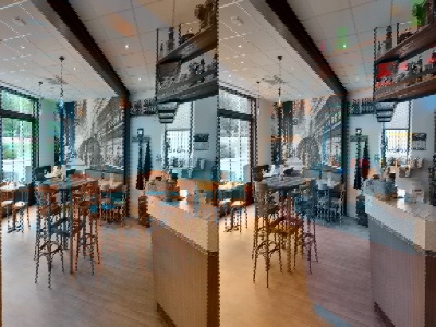 Bistrot au coin de la Baie à Grand-Laviers, labellisé Bistrot de pays.
