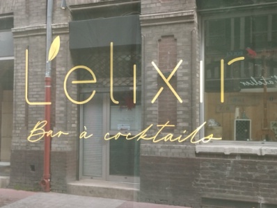 L'Élixir a été conçu comme un speakeasy.