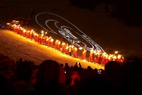 Le festival pyrotechnique de Courchevel.
