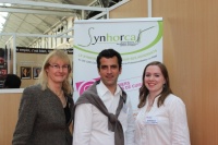 De g à d : Chantal Lemaire, développeur apprentissage au CFA Médéric, Grégory Hulin, responsable emploi-formation du Synhrocat et son assistante Laura Lucas.