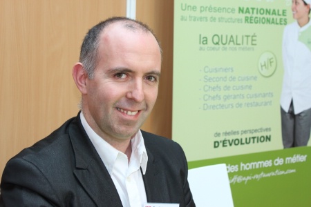 Romuald Leray, chef de projet api restauration : 'Les entretiens nous permettent au delà du CV de voir si le candidat a la fibre de la restauration, une passion pour le métier. C'est très important'.