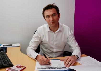 Traiteur depuis vingt-cinq ans, Olivier Théron a toujours misé sur sa créativité.