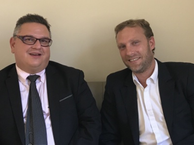 Lionel Tarrius (à gauche), partner du cabinet Human Wealth, et Nicolas Page, directeur associé.