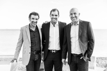 Philippe Cannatella, Jérôme Quilichini et Serge Cannatella, de Nice-Restaurant.