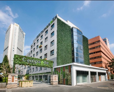 L'hôtel Campanile de Shanghai. La chaîne a implanté le premier hôtel de la marque en 2016.