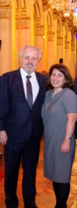 Ghinwa Dirani, et Jean-Paul Bou Antoun, le fondateur du groupe Noura.