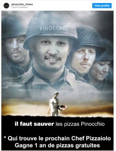 ' Il faut sauver les pizzas Pinocchio ' à Nîmes