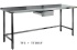 Tables inox sur mesure