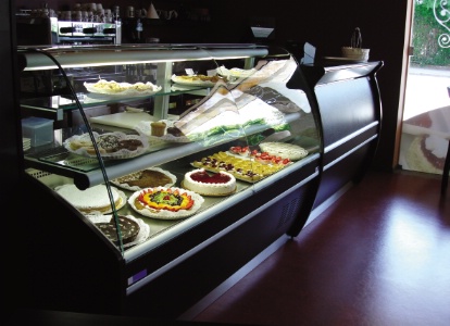 Vitrine présentoir à desserts. Vitrine présentoir à desserts.