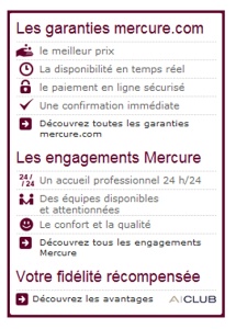 Les engagement chez Mercure Les engagement chez Mercure