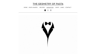 'The Geometry of pasta', des animations graphiques autour des pâtes.