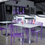 Les chaises Urban et Clip de Grosfillex