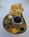 Un service à caviar sur mesure à La Chèvre d'or