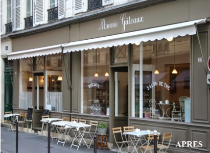 La façade de Mamie Gâteaux après les travaux.
