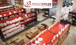 Rouge Plus s'étend sur 1 000 m2 de références