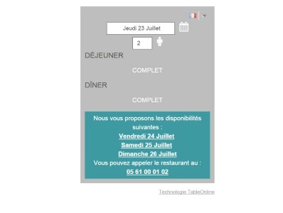 Communiquez avec vos clients via le module de réservation.