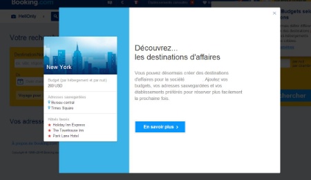 Booking.com diversifie ses cibles clients, à travers les PME.