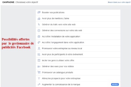 Pour aller plus loin, Facebook vous offre une palette de prestations. Pour aller plus loin, Facebook vous offre une palette de prestations.