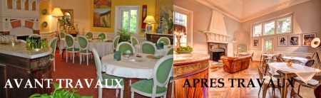 Un des photo-montage avant-après pour prouver les travaux de rénovation.