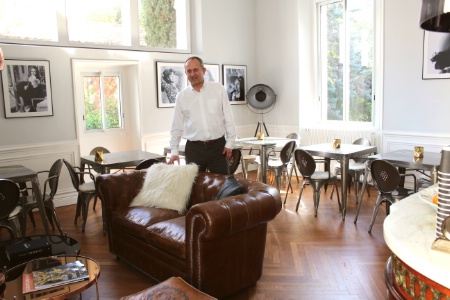Christophe Bignon, propriétaire de la Villa Claudia, à Cannes.