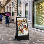 Le chevalet Stop-Trottoir numérique de Digilor