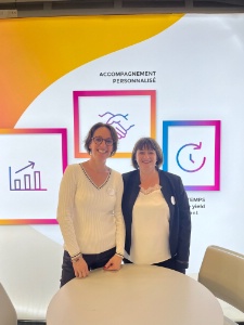 Delphine Berthault-Gallon et Mathilde Etaix, cofondatrices d'Optim'Résa, proposent du yield management auprès des hôteliers indépendants.