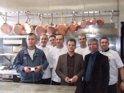 Jacques Raud et son formateur, Dominique Grimaud, lauréats du trophée national ‘Assiette Gourm’Hand’. Jacques Raud et son formateur, Dominique Grimaud, lauréats du trophée national ‘Assiette Gourm’Hand’.