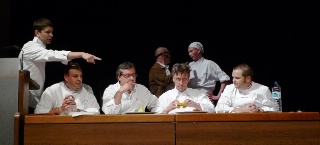 Le jury (de gauche à droite) : Jacques Marcon, Christophe Roure, Willy-Marc Zorn, Laurent Petit et Johan Lecerre.