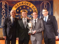 Alain Villacampa, président d'honneur de la coupe Georges Baptiste, Yoan Grégory, Mickael Bouvier, et Franck Languille, président de la Coupe Georges Baptiste. Alain Villacampa, président d'honneur de la coupe Georges Baptiste, Yoan Grégory, Mickael Bouvier, et Franck Languille, président de la Coupe Georges Baptiste.