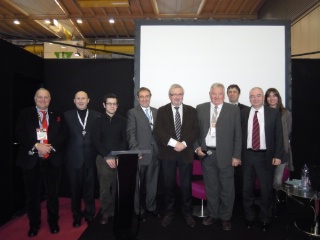 Gérald Henrion, Laurent Terlinchamp, Marc Genix, Alain Brunier, Jean Charles Lathion, Claude Daumas, Dominique Duthuel, Au second plan : Pierre Folliet, Julie Challansonnex Gérald Henrion, Laurent Terlinchamp, Marc Genix, Alain Brunier, Jean Charles Lathion, Claude Daumas, Dominique Duthuel, Au second plan : Pierre Folliet, Julie Challansonnex