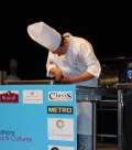 Clément Fontaine en pleine action sur la scène du Centre des congrès de Reims