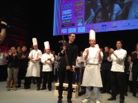 Clément Fontaine et Yohan Pagniez du lycée hôtelier Jesse de Forest d'Avesnes-sur-Helpe (59) remportent le 3ème concours Cuisine en joute.