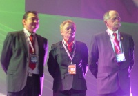 Les trois experts qui iront en Allemagne : Emmanuel Lecanu (pâtisserie-confiserie), Dominique Waille (service en salle), et Joel Migeon (cuisine).