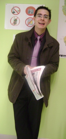 Gaëtan Tiret, co-dirigeant de l'hôtel La Croix de Savoie aux Carroz d'Arâches.