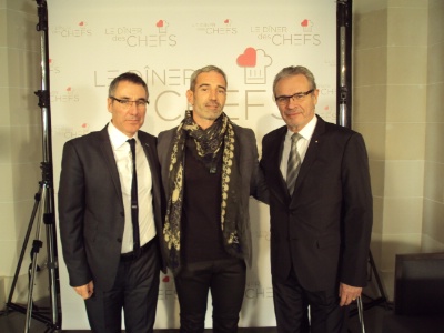 Jacky Rybeire, Stéphane Prouzet, président de Sucré-Salé et Jean-Jacque Bacque. Jacky Rybeire, Stéphane Prouzet, président de Sucré-Salé et Jean-Jacque Bacque.