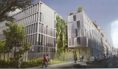 L'esquisse de l'internat du lycée Guillaume Tirel qui ouvrira début 2015.