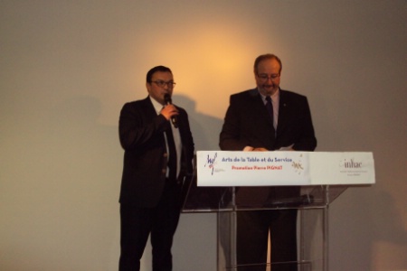 Stéphane Le Men et Joël Boilleaut ont ouvert la cérémonie de remise des médailles.