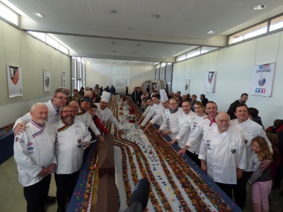 À gauche, Yves Thuriès, Philippe Gardette et les chefs de l'OCI. À gauche, Yves Thuriès, Philippe Gardette et les chefs de l'OCI.