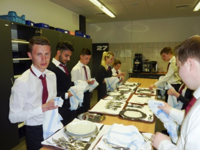 Atelier service franco-allemand au CFA allemand.