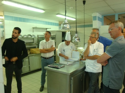 Les professeurs de cuisine du lycée qui utliseront l'outil en cuisine d'application.